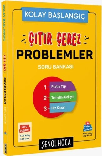 Şenol Hoca Yayınları Çıtır Çerez Problemler | Şenol Aydın | Şenol Hoca