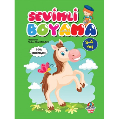 Sevimli Boyama ( 3 - 4 Yaş ) | Türkan Ada Kömürcü | Parmak Çocuk Yayın