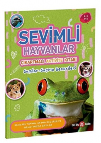 Sevimli Hayvanlar - Çıkartmalı Aktivite Kitabı | Buket Kurt | Beta Kid