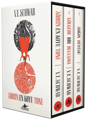 Sihrin Tonları Üçlemesi Kutulu Özel Set (3 Kitap) | V. E. Schwab | Peg