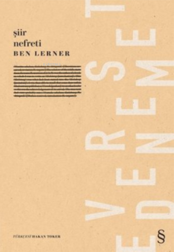 Şiir Nefreti | Ben Lerner | Everest Yayınları