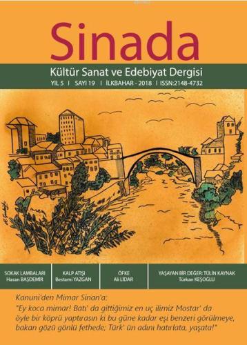 Sinada Dergisi Kültür Sanat ve Edebiyat Dergisi 19. Sayı İlkbahar | Ha