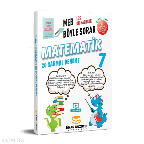 Sinan Kuzucu Yayınları 7. Sınıf Matematik Branş Denemesi | Kolektif | 