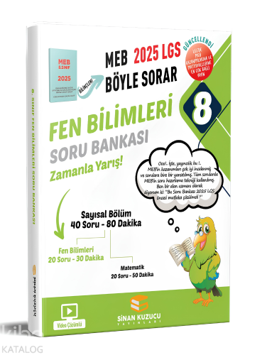 Sinan Kuzucu Yayınları 8. Sınıf Fen Bilimler Soru Bankası | Kolektif |