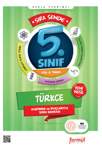 Sıra Sende 5.Sınıf Türkçe Soru Bankası | Kolektif | Formül Yayınları