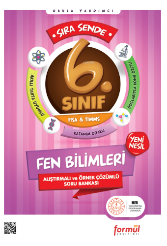 Sıra Sende 6.Sınıf Fen Bilimleri Soru Bankası | Kolektif | Formül Yayı