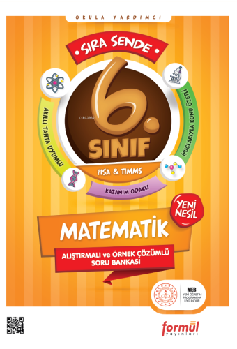 Sıra Sende 6.Sınıf Matematik Soru Bankası | Kolektif | Formül Yayınlar