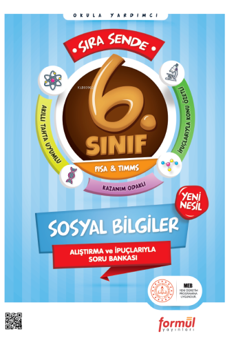 Sıra Sende 6.Sınıf Sosyal Bilgiler Soru Bankası | Kolektif | Formül Ya