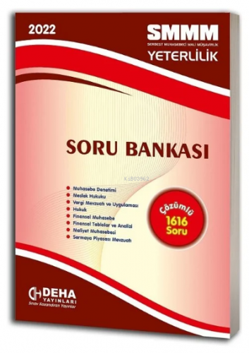 Smmm Yeterlilik Soru Bankası 1616 Soru / Deha Yay | Kolektif | Deha Ya