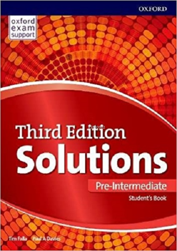 Solutions Pre-Intermediate Student's Book With Online Practice Kit | T