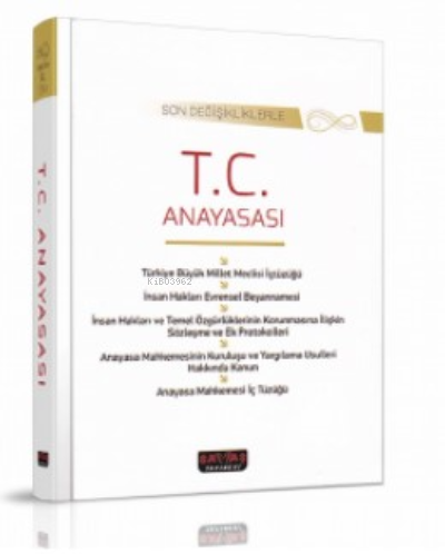 Son Değişiklerle T.C. Anayasası | Kolektif | Savaş Yayınevi