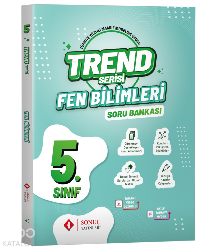 Sonuç Yayınları 5. Sınıf Fen Bilimleri Trend Serisi Soru Bankası | Kol