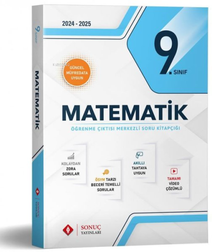 Sonuç Yayınları 9. Sınıf Matematik Modüler Set - 2025 Güncel Müfredata