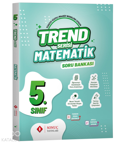 Sonuç Yayınları Trend Serisi 5.Sınıf Matematik Soru Bankası | Kolektif