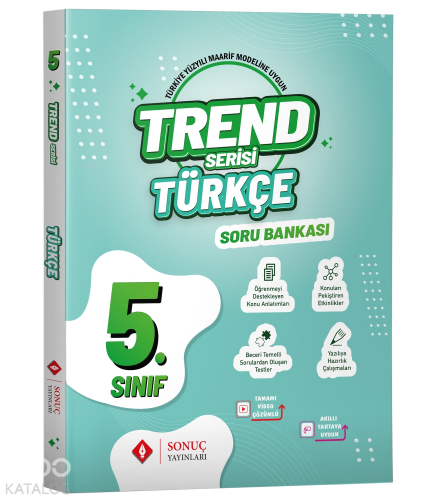 Sonuç Yayınları Trend Serisi 5.Sınıf Türkçe Soru Bankası | Kolektif | 