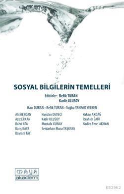 Sosyal Bilgilerin Temelleri | Refik Turan | Maya Akademi