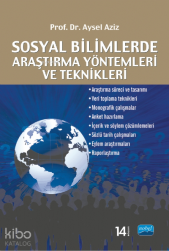 Sosyal Bilimlerde Araştırma Yöntemleri ve Teknikleri | Aysel Aziz | No