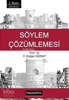 Söylem Çözümlemesi | V. Doğan Günay | Papatya Bilim