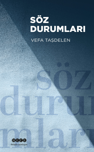 Söz Durumları | Vefa Taşdelen | Hece Yayınları