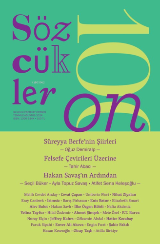 Sözcükler Dergisi 110. Sayı | Kolektif | Sözcükler