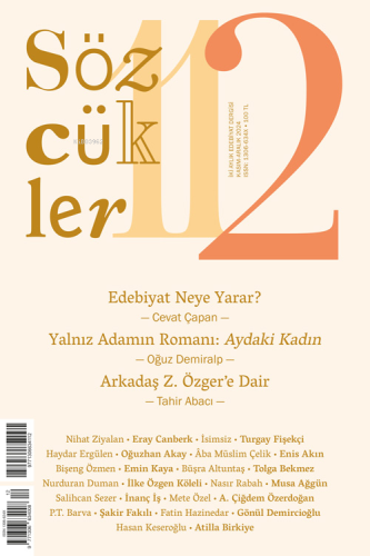 Sözcükler Dergisi 112. SAYI | Cevat Çapan | Sözcükler