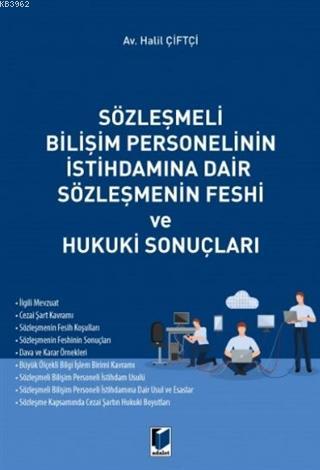 Sözleşmeli Bilişim Personelinin İstihdamına Dair Sözleşmenin Feshi ve 