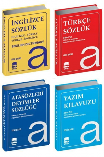 Sözlük Seti Türkçe - İngilizce - Atasözleri ve Yazım Klavuzu | Kolekti