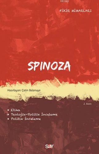 Spinoza | Çetin Balanuye | Say Yayınları