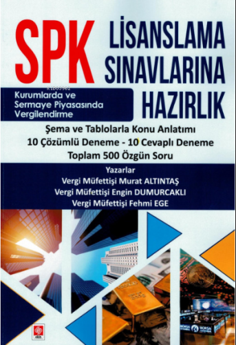 SPK Lisanslama Sınavlarına Hazırlık- Konu Anlatım-Deneme- Özgün Soru |