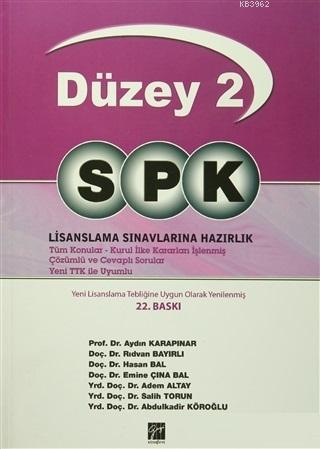 SPK Temel Düzey 2 Lisanslama Sınavlarına Hazırlık | Aydın Karapınar | 