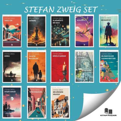 Stefan Zweig Set | Stefan Zweig | Kitap Pazarı Yayınları