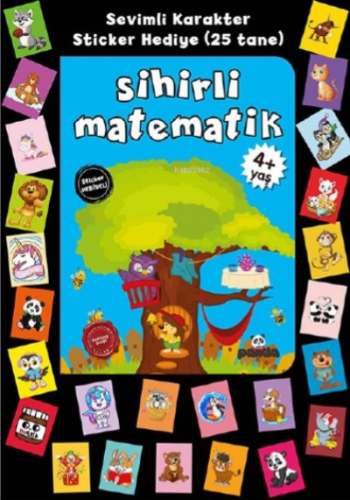 Stickerlı 4+ Yaş Sihirli Matematik | Pedagog Afife Çoruk | Beyaz Panda