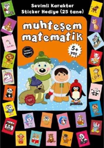 Stickerlı 5+ Yaş Muhteşem Matematik | Pedagog Afife Çoruk | Beyaz Pand