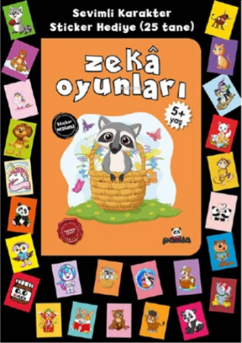 Stickerlı 5+ Yaş Zekâ Oyunları | Pedagog Afife Çoruk | Beyaz Panda Yay