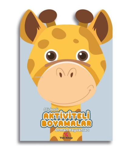 Stickerli Aktiviteli Boyamalar - Orman Hayvanları | Kolektif | Yeti Ki