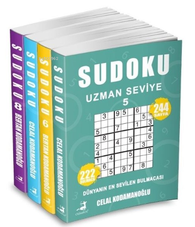 Sudoku Uzman Seviye Seti 2 - 4 Kitap Takım | Kolektif | Olimpos Yayınl