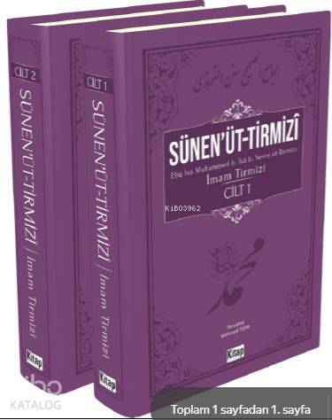 Sünen'üt-Tirmizî (2 Cilt) | İmam Tirmizi | Kitap Dünyası