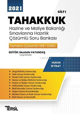 Tahakkuk Hazine ve Maliye Bakanlığı Sınavlarına Hazırlık Cilt I | Must