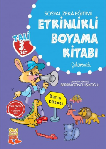 Tali 3. Set - Etkinlikli Boyama Kitabı;Çıkartmalı | Berrin Göncü Işıko