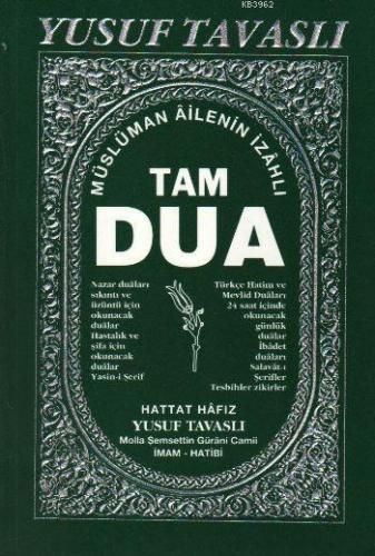 Tam Dua Kitabı (B04) | Yusuf Tavaslı | Tavaslı Yayınları