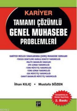 Tamamı Çözümlü Genel Muhasebe Problemleri | Mustafa Sözen | Gazi Kitab