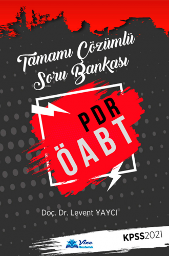 Tamamı Çözümlü Soru Bankası (PDR ÖABT) | Levent Yaycı | Vize Akademik