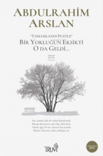 Tamamlandı Puzzle Bir Yokluğun Eksikti O da Geldi | Abdulrahim Arslan 