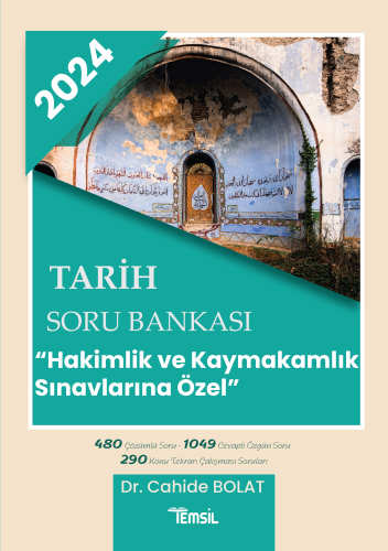 Tarih Soru Bankası;‘Hakimlik ve Kaymakamlık Sınavlarına Özel’ | Cahide