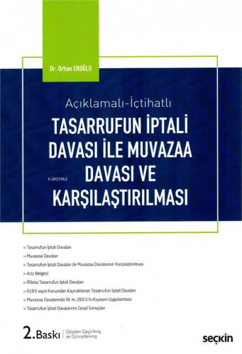 Tasarrufun İptali Davası ile Muvazaa Davası ve Karşılaştırılması | Orh