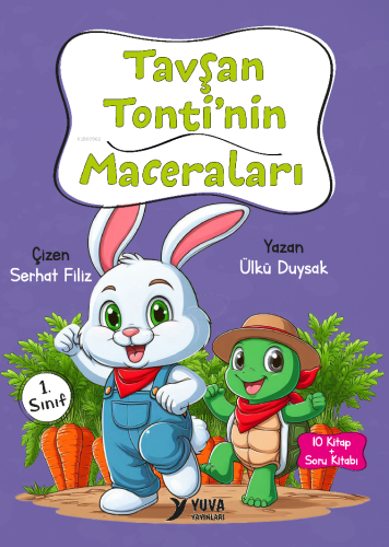 Tavşan Tonti'nin Maceraları;10 Kitap + Soru Kitabı | Ülkü Duysak | Yuv