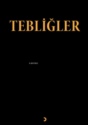 Tebliğler | Emrah Eryılmaz | Cinius Yayınları