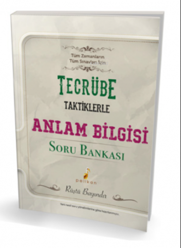 Tecrübe Taktiklerle Anlam Bilgisi Soru Bankası | Rüştü Bayındır | Peli