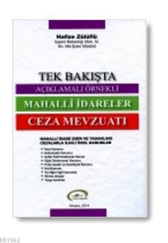 Tek Bakışta Mahalli İdareler, Ceza Mevzuatı | Hafize Zülüflü | Ankara 