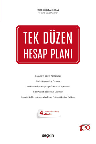 Tek Düzen Hesap Planı | Rüknettin Kumkale | Seçkin Yayıncılık